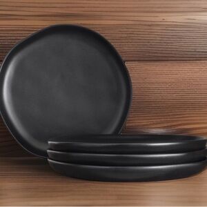 Hearth & Hand with Magnolia Black Stoneware Salad Plates - Set of 4 SOLD OUT